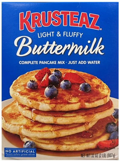 (image for) KRUSTEAZ LIGHT & FLUFFY BUTTERMILK PANCAKE MIX