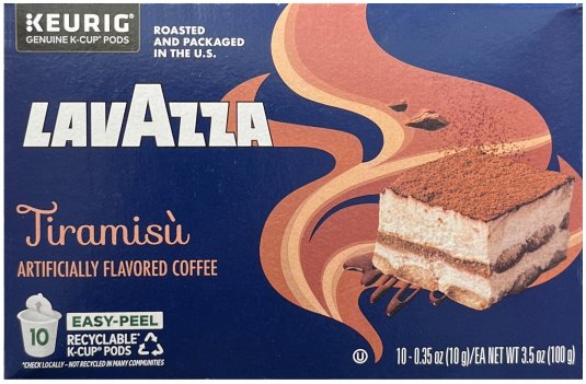 (image for) LAVAZZA TIRAMISU FLAVOR MEDIUM ROAST COFFEE K-CUP PODS