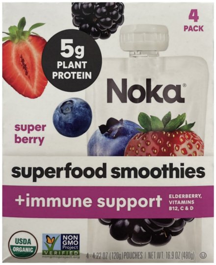 NOKA SUPERFOOD SMOOTHIES ORGANIC SUPER BERRY (image for) NOKA SUPERFOOD SMOOTHIES ORGANIC SUPER BERRY