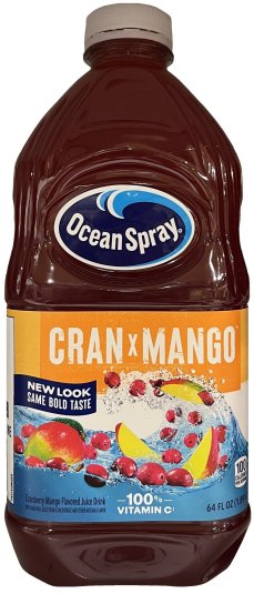 OCEAN SPRAY CRAN x MANGO FLAVORED JUICE DRINK (image for) OCEAN SPRAY CRAN x MANGO FLAVORED JUICE DRINK
