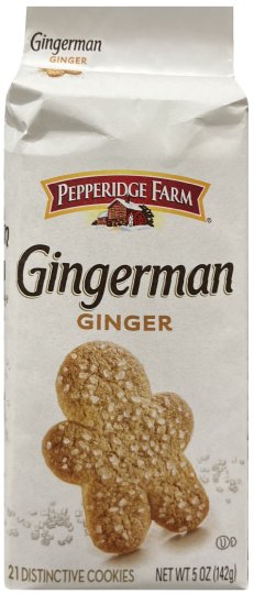 (image for) PEPPERIDGE FARM GINGERMAN GINGER COOKIES