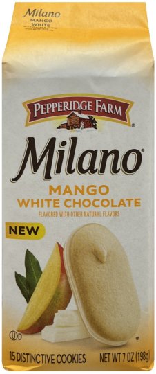 (image for) PEPPERIDGE FARM MILANO MANGO WHITE CHOCOLATE COOKIES