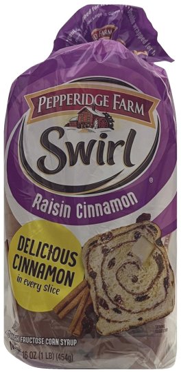 (image for) PEPPERIDGE FARM SWIRL RAISIN CINNAMON BREAD