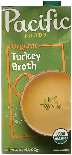 (image for) PACIFIC FOODS ORGANIC TURKEY BROTH