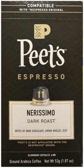 (image for) PEET'S ESPRESSO NERISSIMO COFFEE DARK ROAST INTENSITY 11