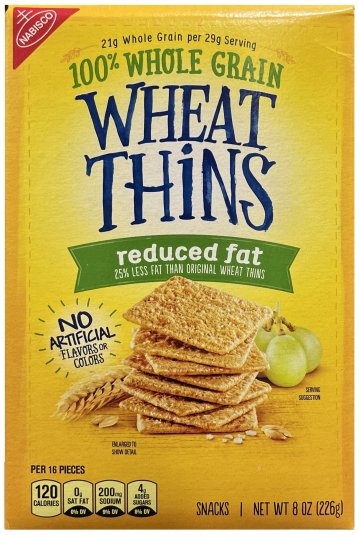 (image for) WHEAT THINS REDUCED FAT